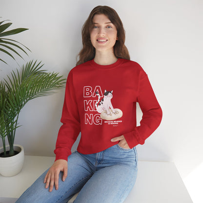 Baking Cat Crewneck Sweatshirt