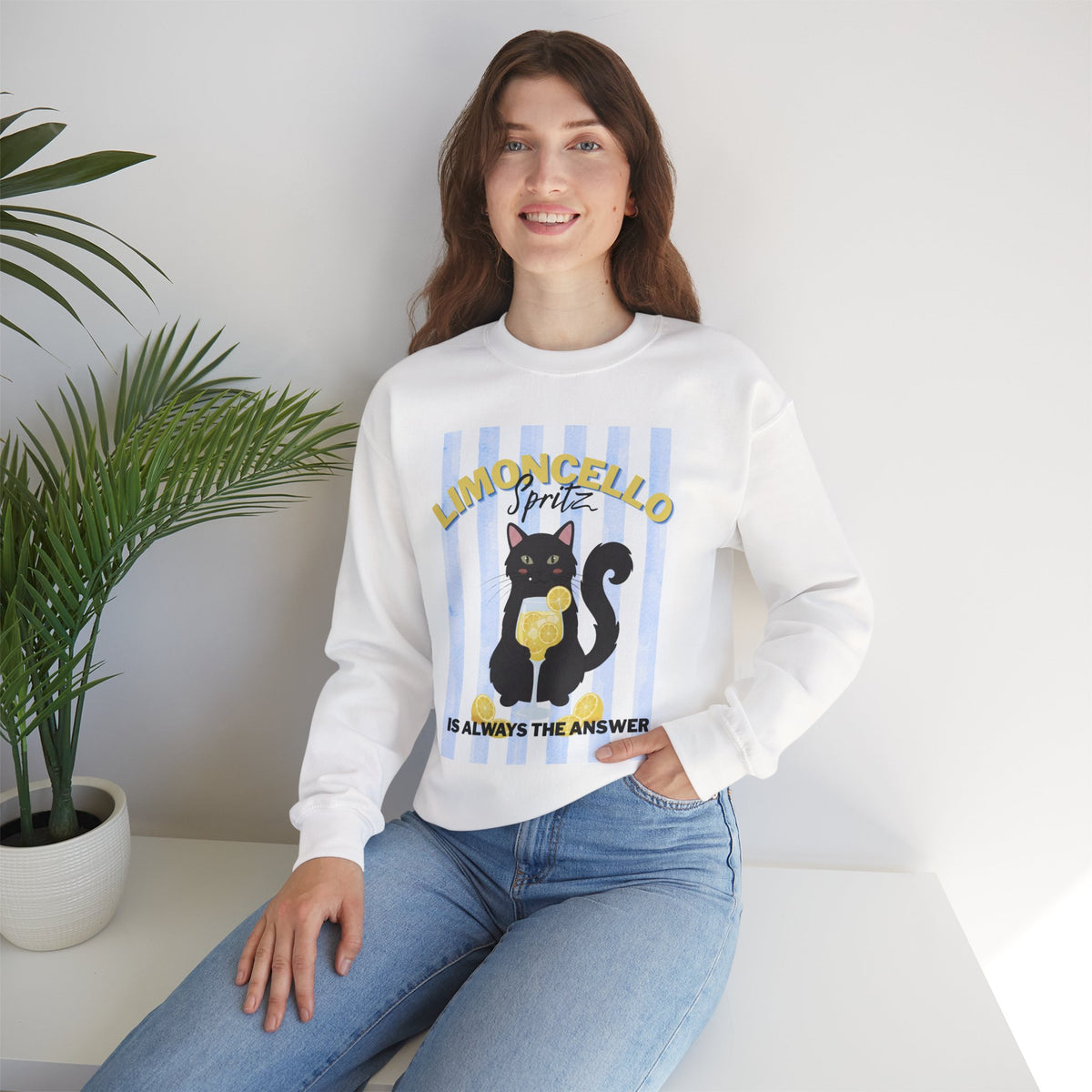Limoncello Spritz Cat Sweatshirt