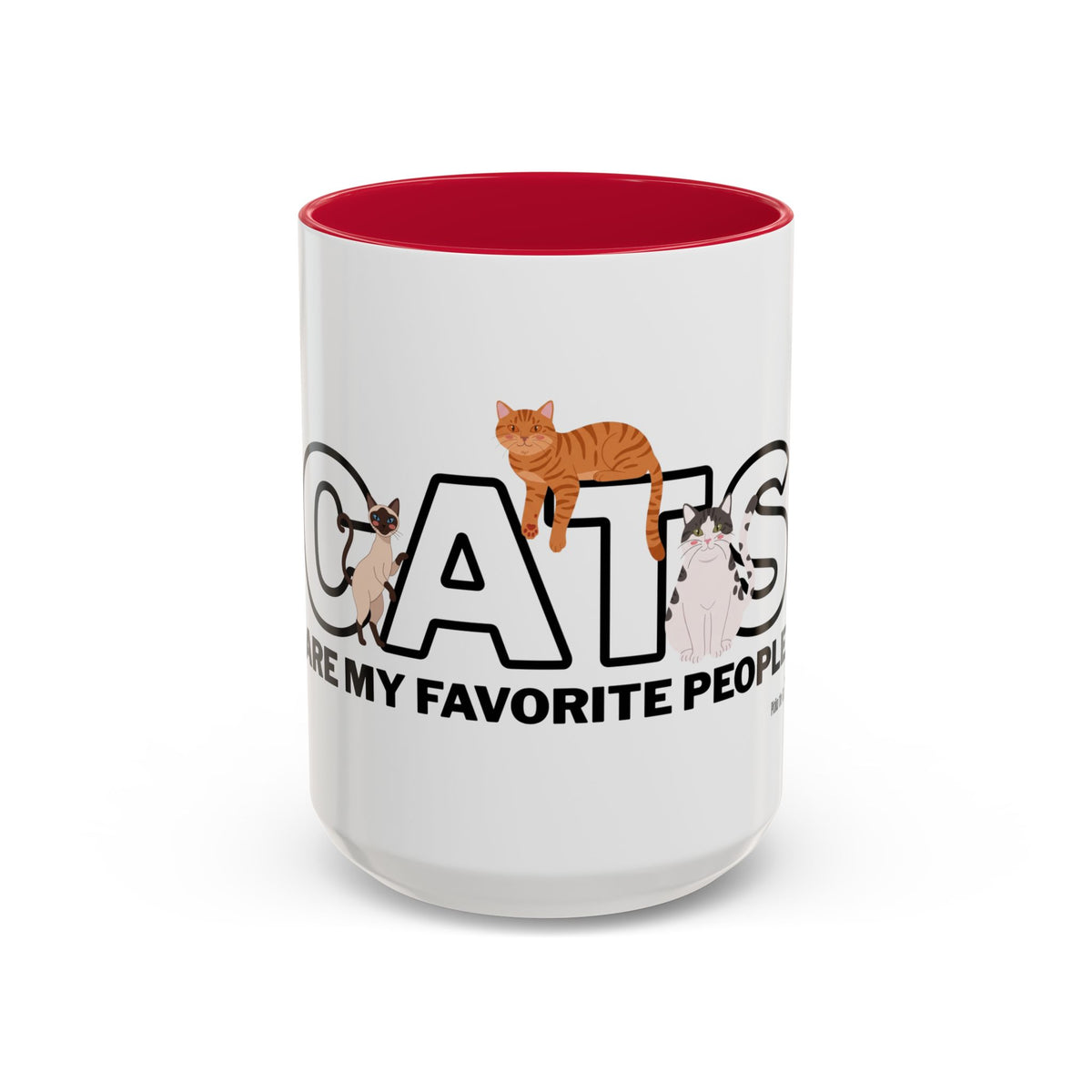 Cats Are My Favorite People Cat Lover Mug