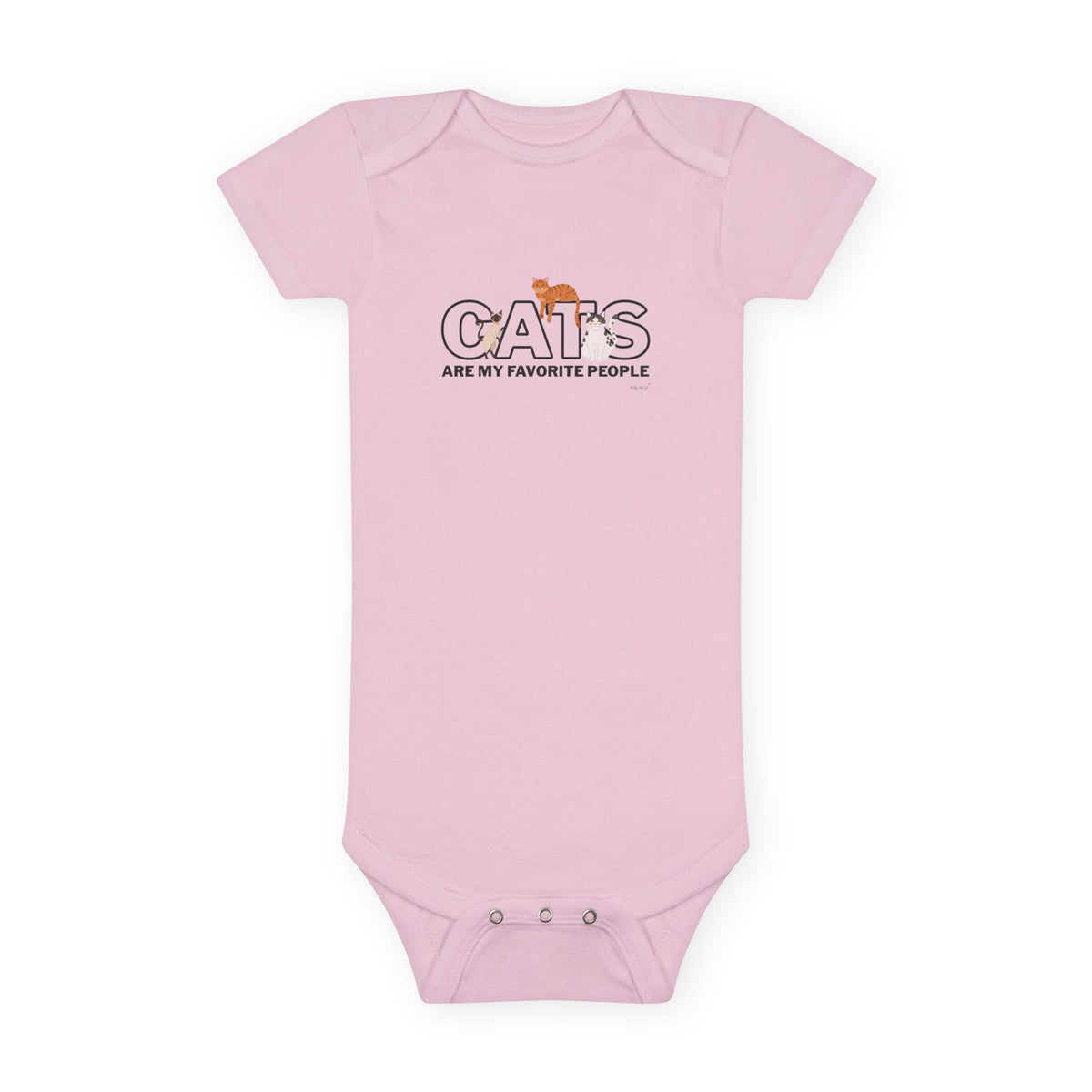 Cats Are My Favorite People Baby Onesie