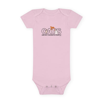 Cats Are My Favorite People Baby Onesie