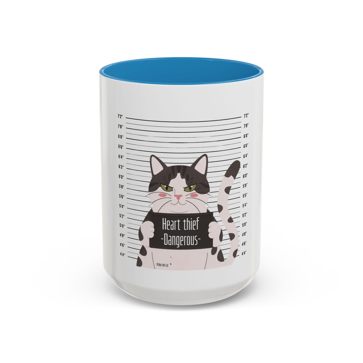 Heart Thief Dangerous Cat Mug