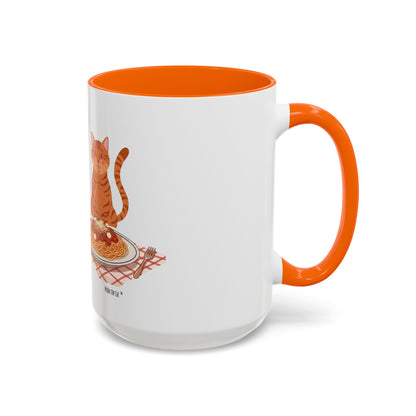 Amore & Pasta & Meow & Pasta Cat Coffee Mug