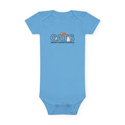 Cats Are My Favorite People Baby Onesie