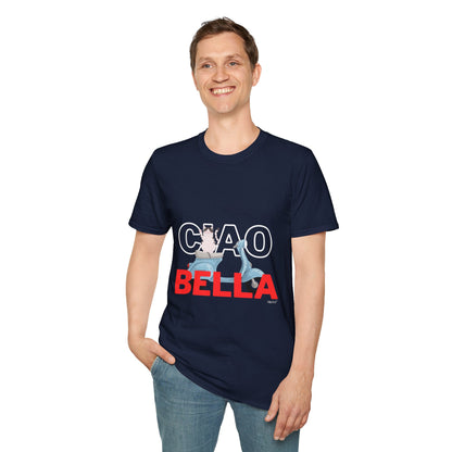 Ciao Bella Cat Italian Graphic T-Shirt