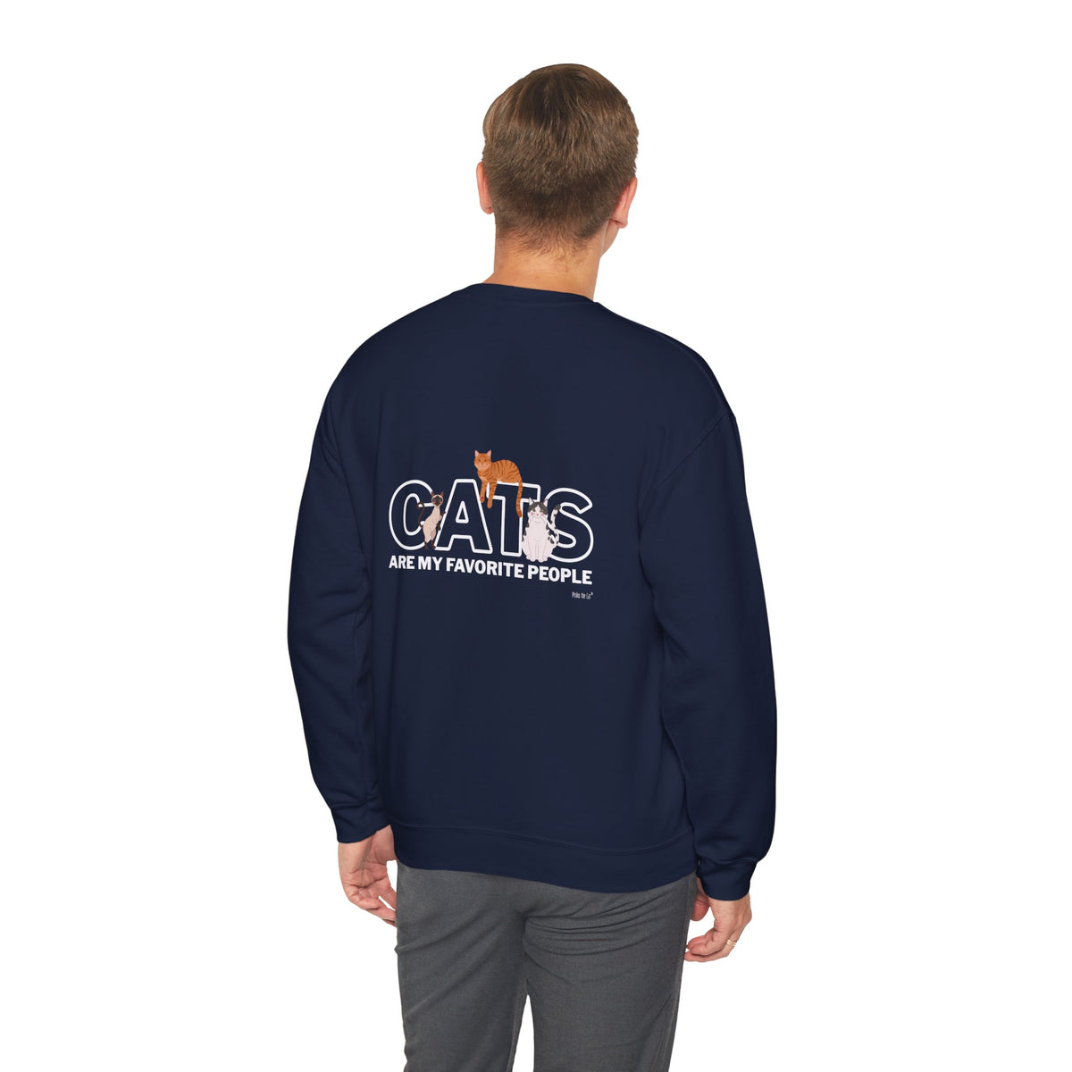 Cats Are My Favorite People Crewneck Sweatshirt