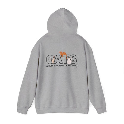 Cats Are My Favorite People Hoodie