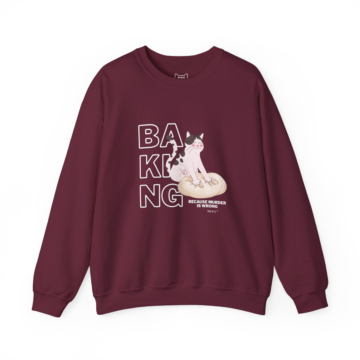 Baking Cat Crewneck Sweatshirt