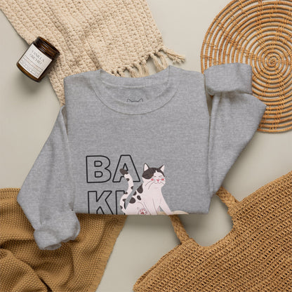Baking Cat Crewneck Sweatshirt