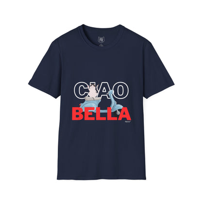 Ciao Bella Cat Italian Graphic T-Shirt