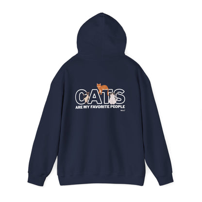Cats Are My Favorite People Hoodie