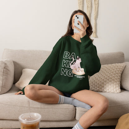 Baking Cat Crewneck Sweatshirt