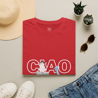 Ciao Bella Cat Italian Graphic T-Shirt