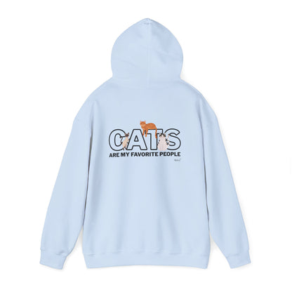 Cats Are My Favorite People Hoodie