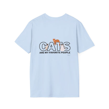 Cats Are My Favorite People T-Shirt