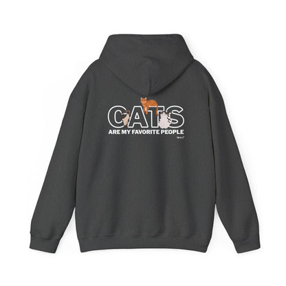 Cats Are My Favorite People Hoodie