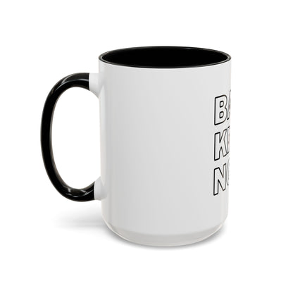Baking Cat “Because Murder Is Wrong” Coffee Mug