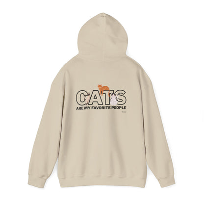 Cats Are My Favorite People Hoodie