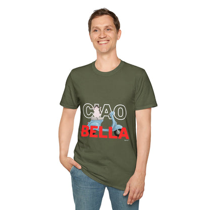 Ciao Bella Cat Italian Graphic T-Shirt