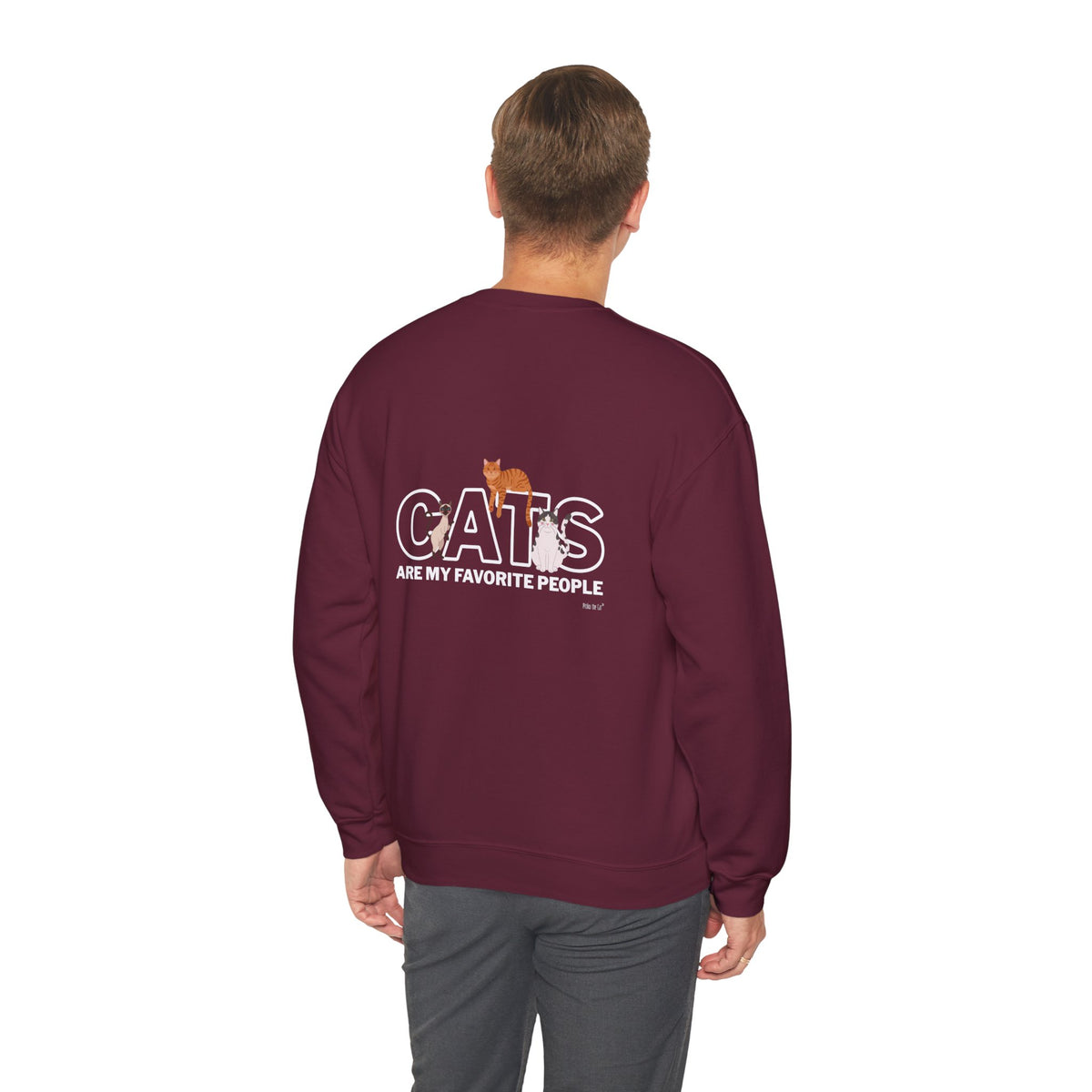 Cats Are My Favorite People Crewneck Sweatshirt