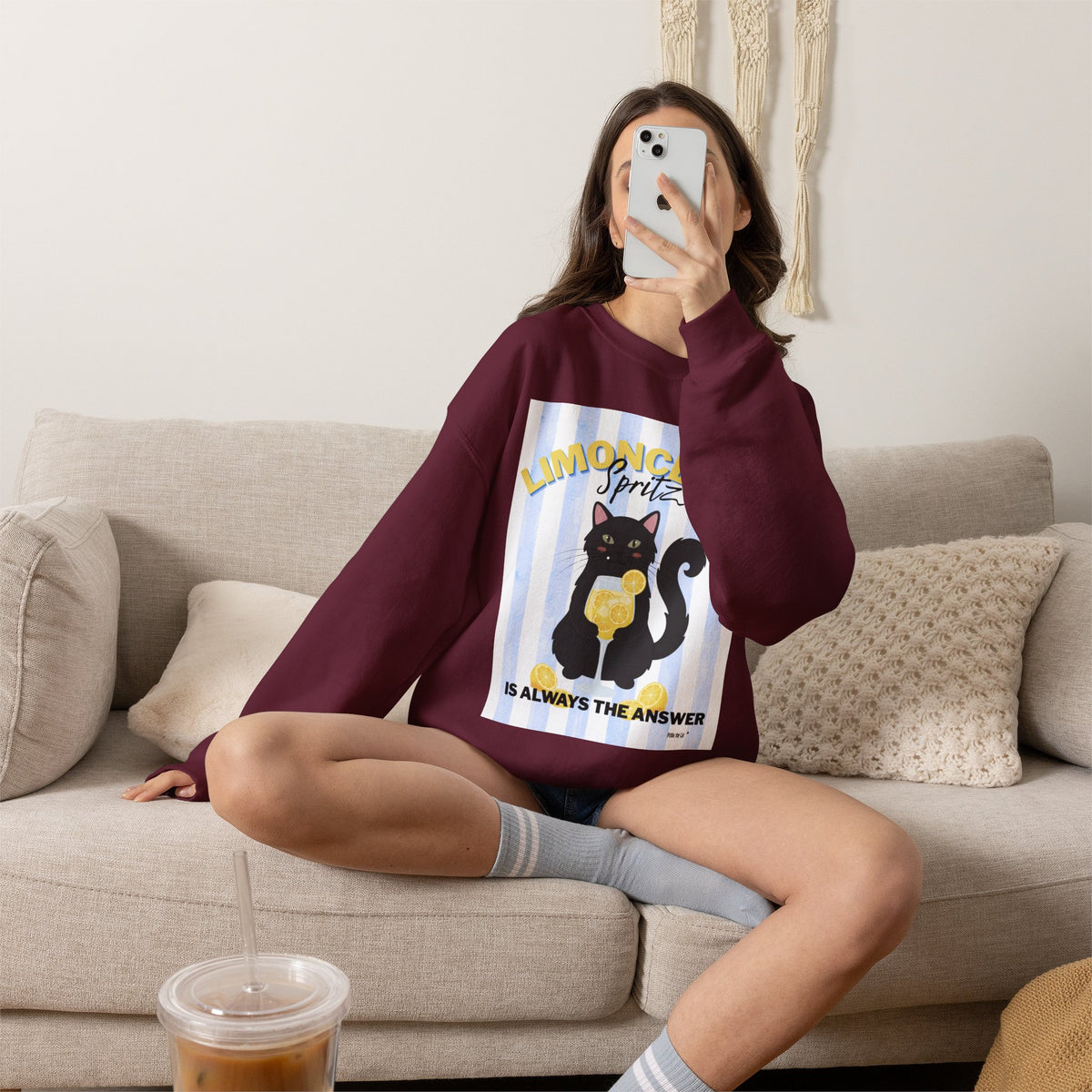 Limoncello Spritz Cat Sweatshirt