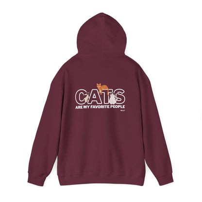 Cats Are My Favorite People Hoodie