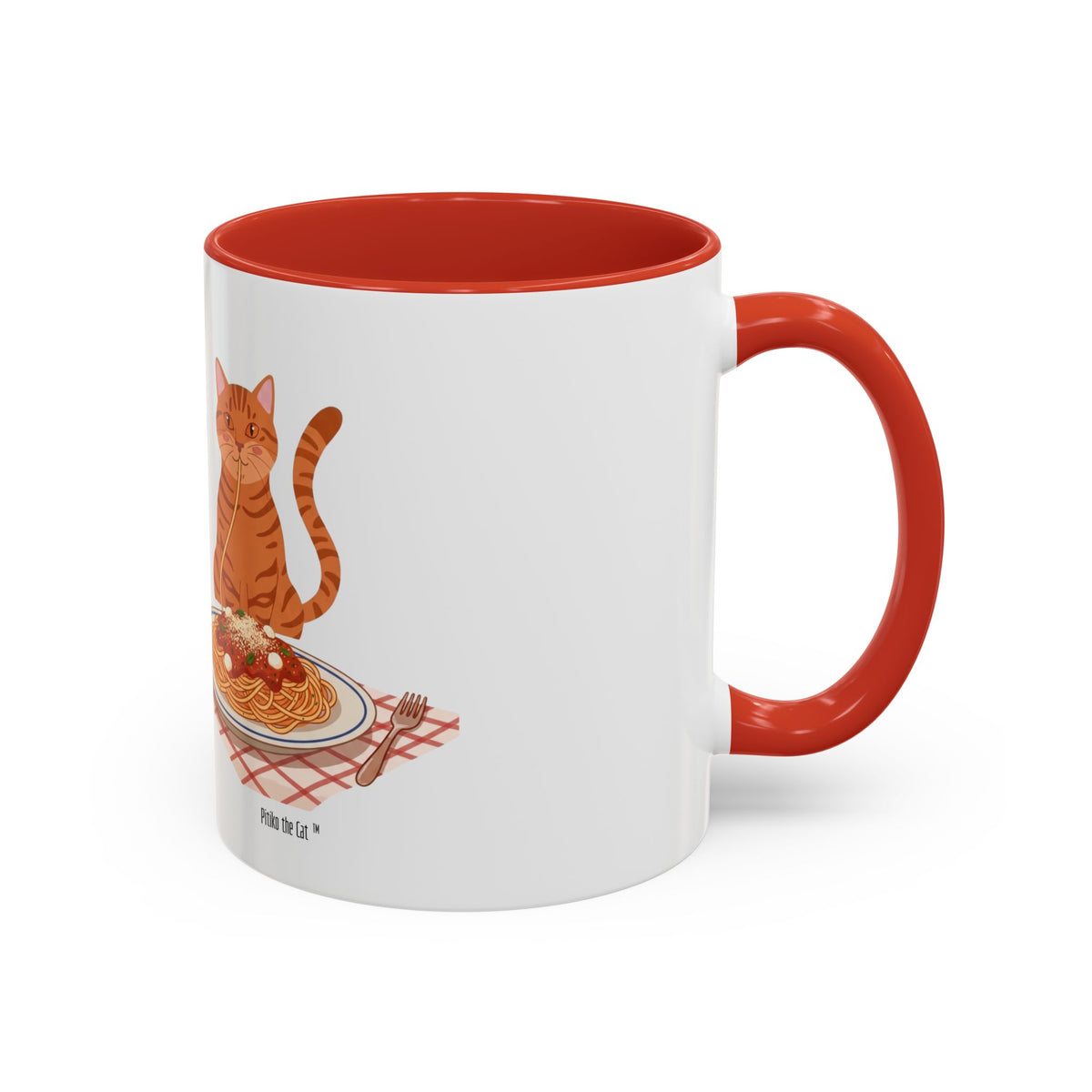 Amore & Pasta & Meow & Pasta Cat Coffee Mug