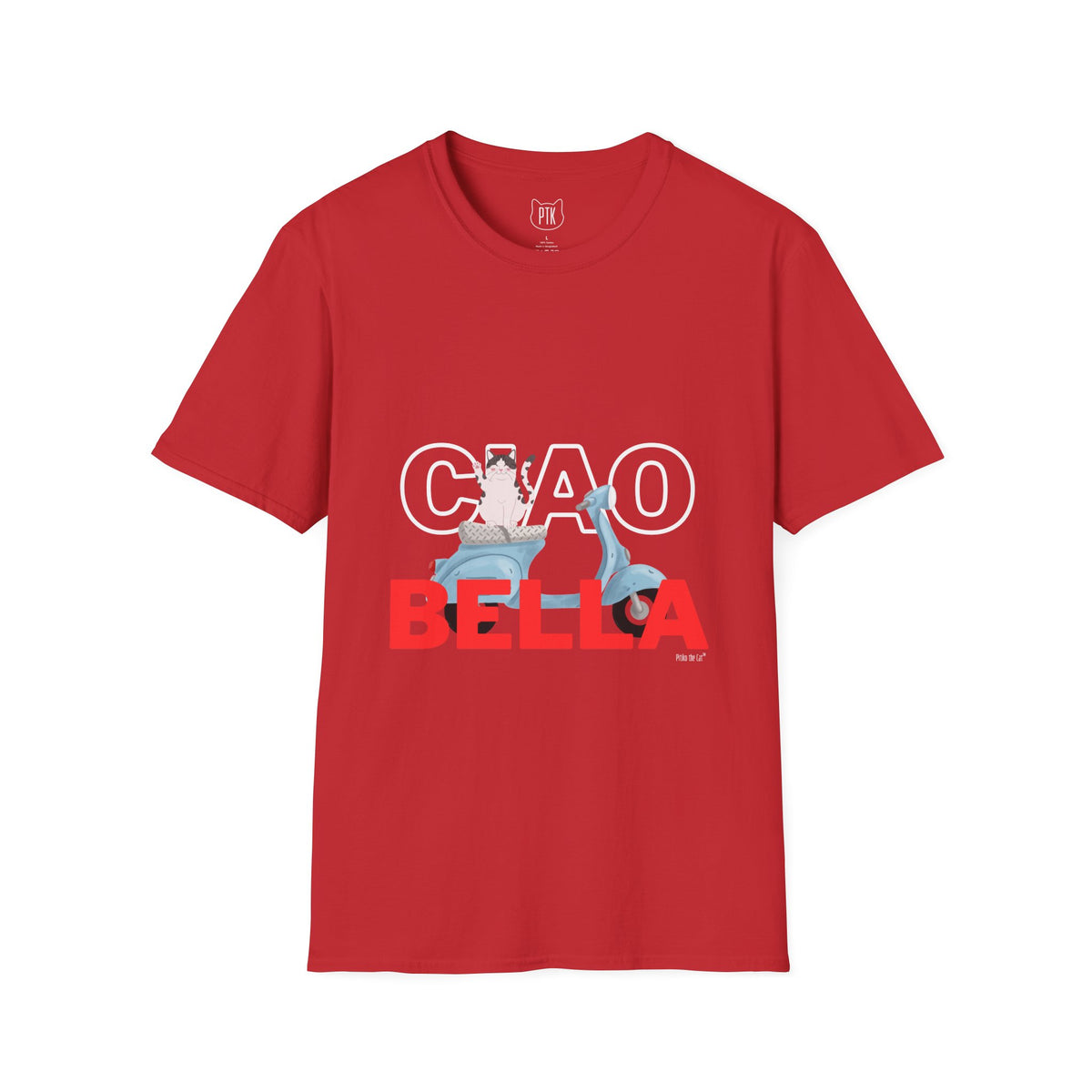 Ciao Bella Cat Italian Graphic T-Shirt