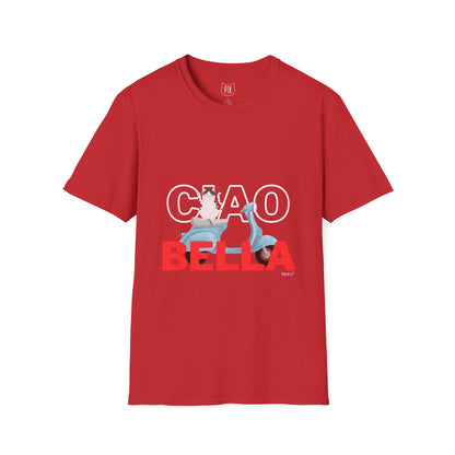 Ciao Bella Cat Italian Graphic T-Shirt