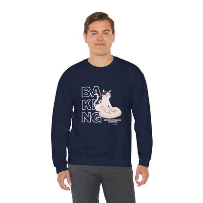 Baking Cat Crewneck Sweatshirt