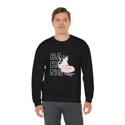 Baking Cat Crewneck Sweatshirt