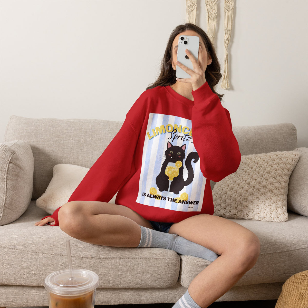 Limoncello Spritz Cat Sweatshirt