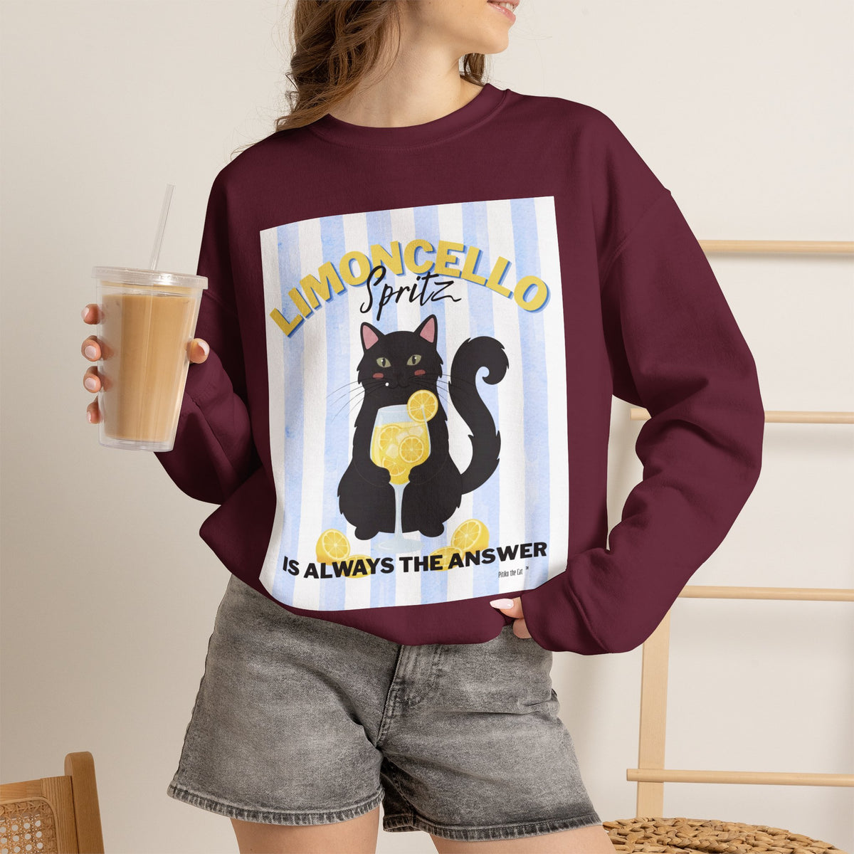Limoncello Spritz Cat Sweatshirt