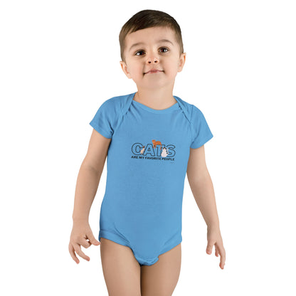 Cats Are My Favorite People Baby Onesie