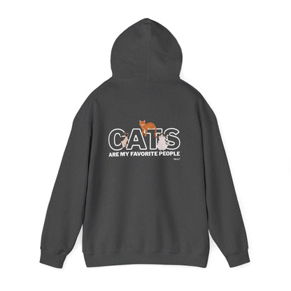 Cats Are My Favorite People Hoodie