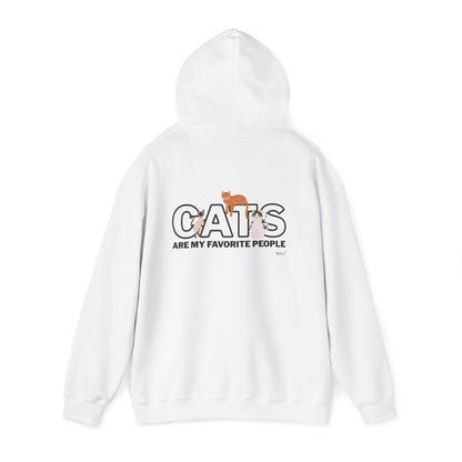 Cats Are My Favorite People Hoodie