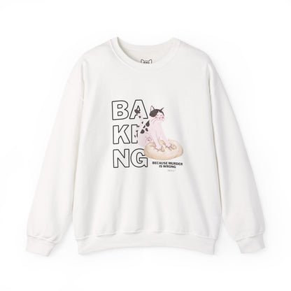 Baking Cat Crewneck Sweatshirt