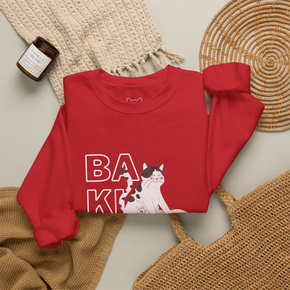 Baking Cat Crewneck Sweatshirt